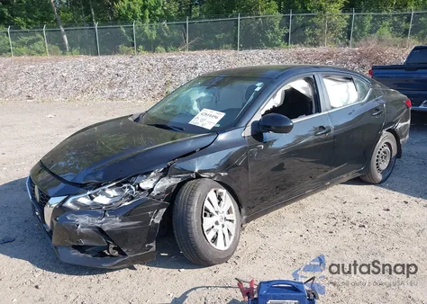 2020 Nissan Sentra S Xtronic Cvt z USA, uszkodzony, nr VIN 3N1AB8BVXLY280805